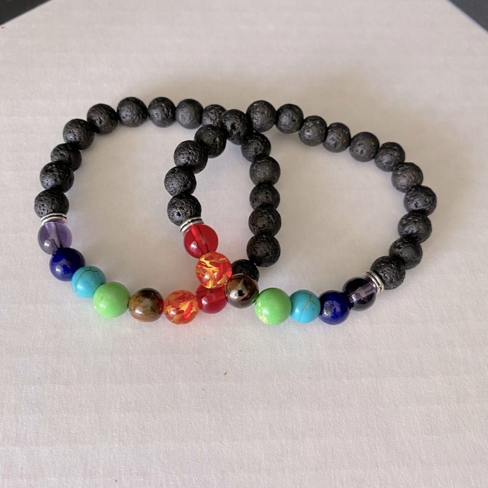 7 Chakra Beaded Bracelet